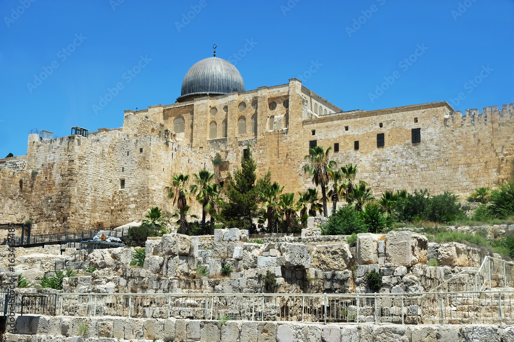 Al Aqsa Mosque  on the Temple Mount