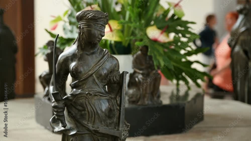 View of beautiful statue in Saint Mary's church in Gdansk, sightseeing, tourism View of beautiful statue in Saint Mary's church in Gdansk, sightseeing, tourism
