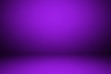 Empty purple studio room, used as background for display your products