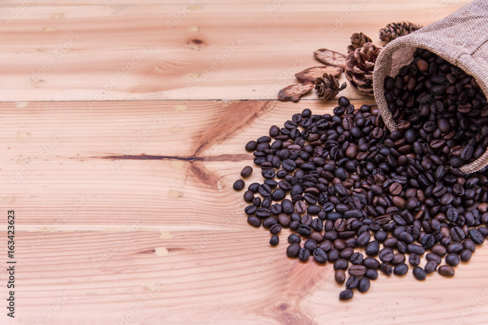 Fresh coffee beans. Fresh coffee beans.
