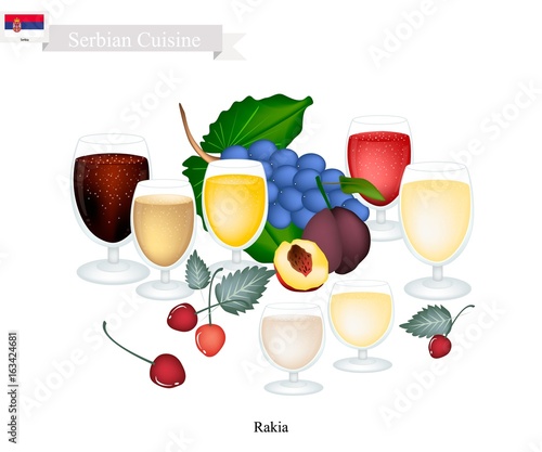 Rakia or Fruit Brandy, Popular Beverage in Serbia