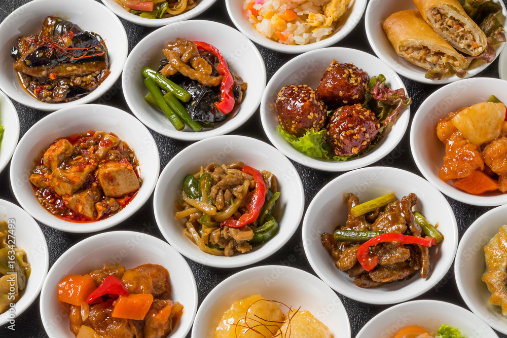 中華料理 集合 Delicious Chinese food group photo 中華料理 集合 Delicious Chinese food group photo