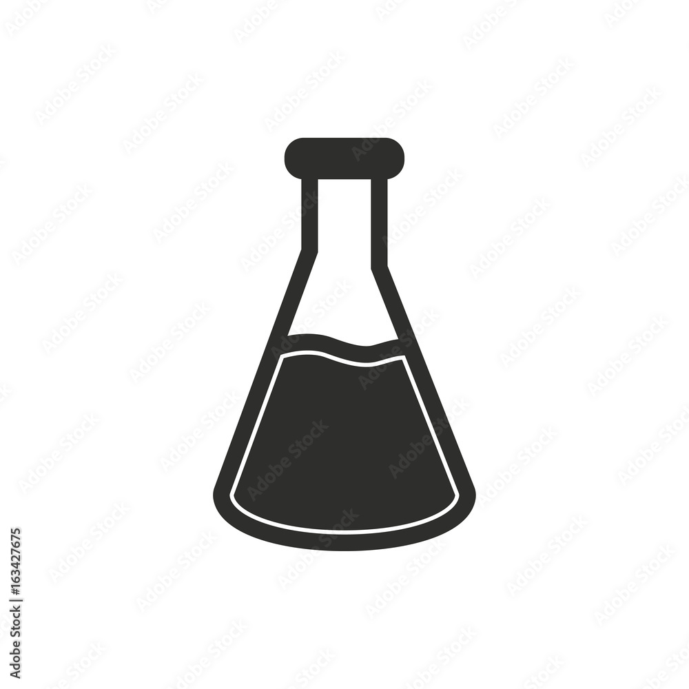 Flask vector icon. Flask vector icon.