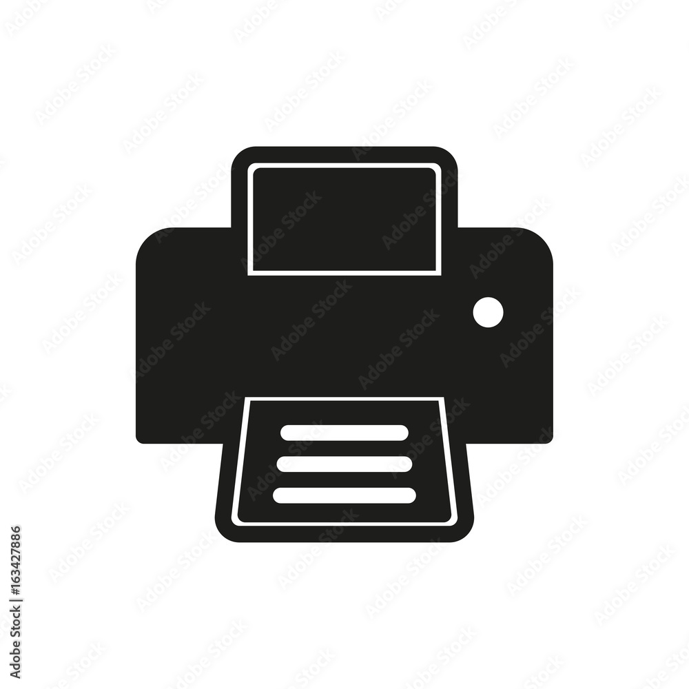 Printer vector icon.