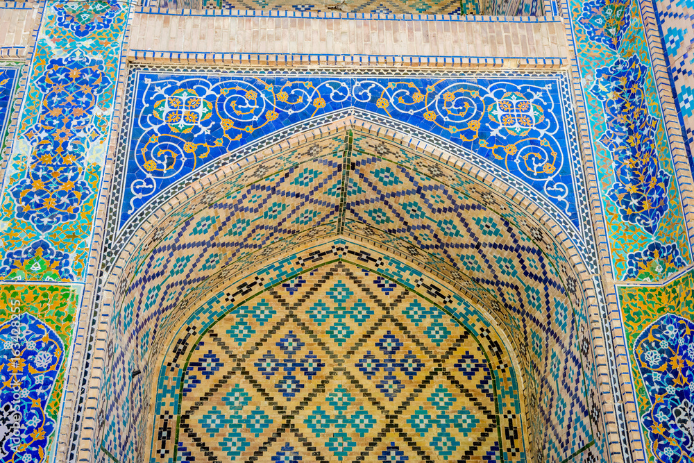 Lyabi Hauz mosque detail, Bukhara