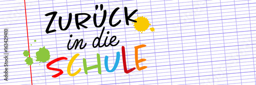Zurück in die schule 