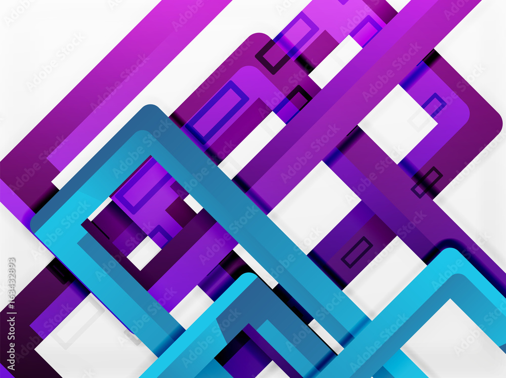 Rectangle tube elements, vector background Rectangle tube elements, vector background