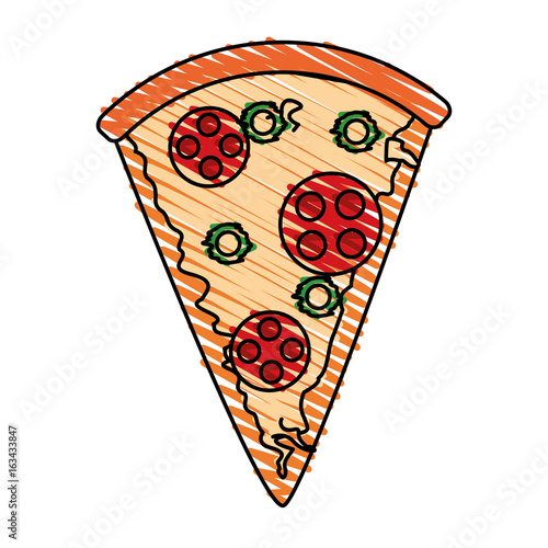 pizza vector illustration