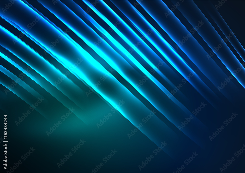 Glowing futuristic lines Glowing futuristic lines