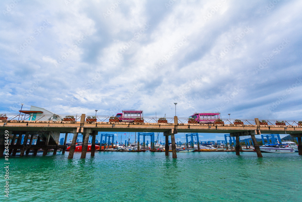 Obraz premium Chalong bay is the most important marina of Phuket