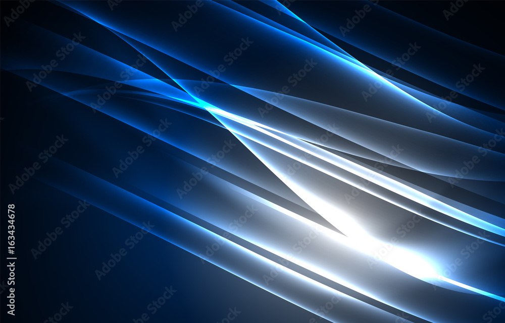 Vector polar lights concept background Vector polar lights concept background
