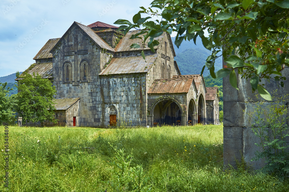 Ancient church in beautiful armenian monastery Akhtala