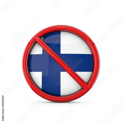 Finland flag prohibited no entry symbol. 3D Rendering Free Download Finland flag prohibited no entry symbol. 3D Rendering - GFXLoad