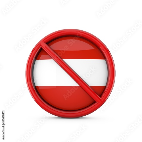 Austria flag prohibited no entry symbol. 3D Rendering Free Download Austria flag prohibited no entry symbol. 3D Rendering - GFXLoad