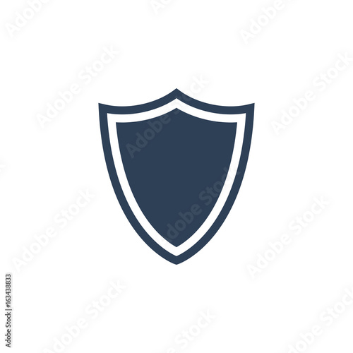 Shield silhouette, logo, icon