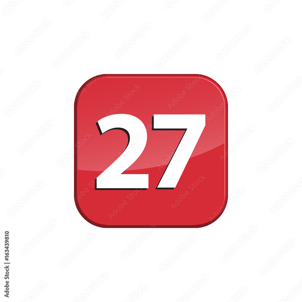 Obraz premium number calendar holiday