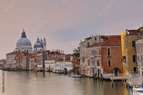 Basilica di Santa Maria della Salute on the giudecca Canal in Venice in Italy