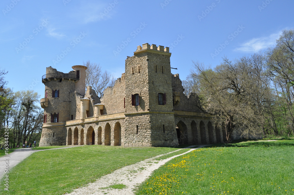 Januv Castle, Czech Republic - stone castle ruins in South Moravia