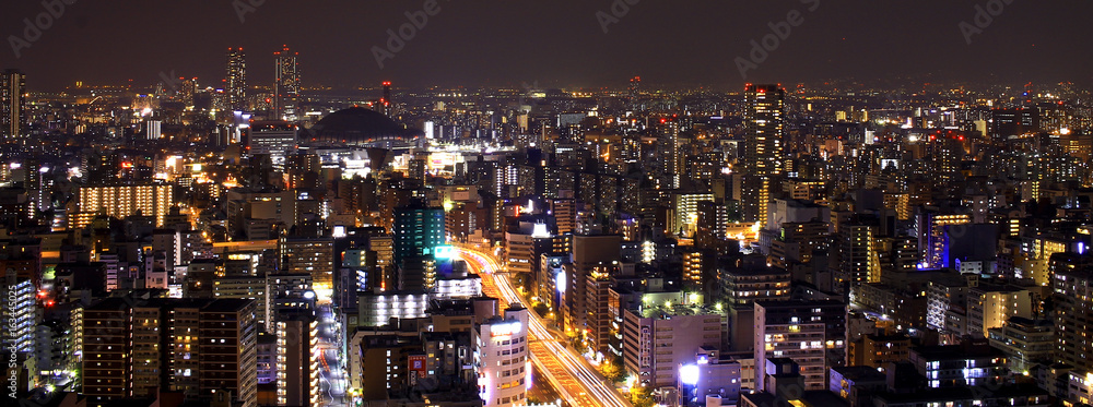 osaka skyline osaka skyline