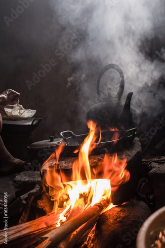 java traditional kitchen photo