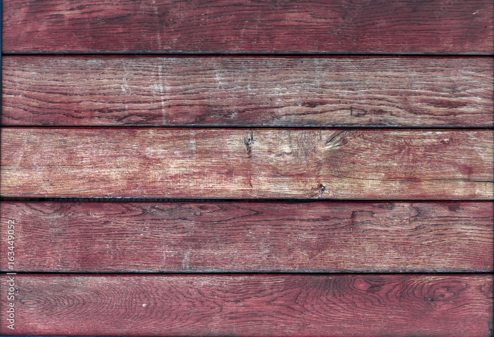 Fototapeta premium Wood texture, horizontal wooden boards