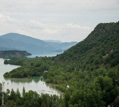 Panorama lac de Mediano Ainsa Espagne © jujud3100