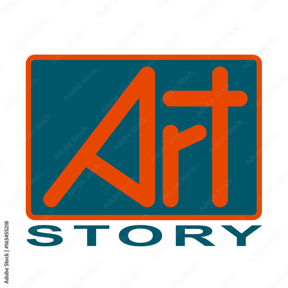logo art story phrase design for posters, card logo art story phrase design for posters, card
