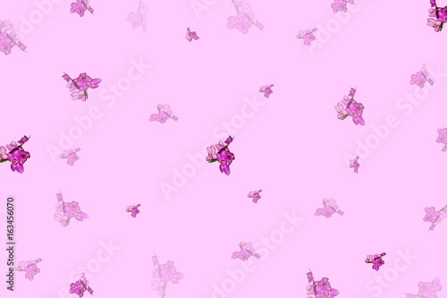 Abstract background with branches of violet orchids for certificates, invitations, cards, greetings, wallpaper, horizontal, 