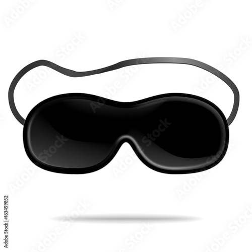 Sleeping Eye Mask Vector. Popular Eye Sleep Mask. Help To Sleep Better