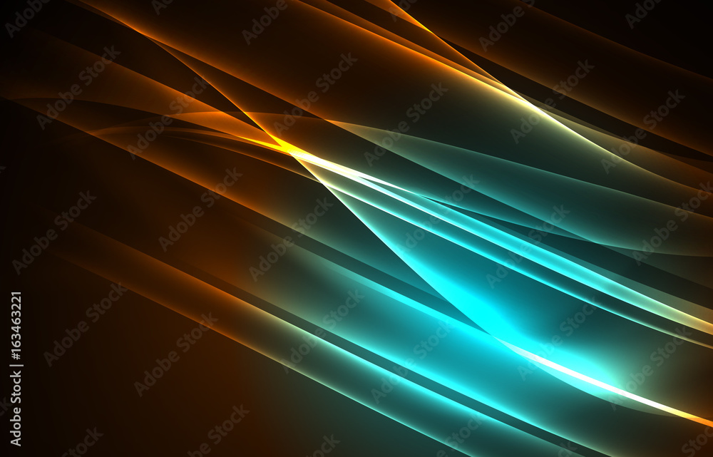 Vector polar lights concept background Vector polar lights concept background