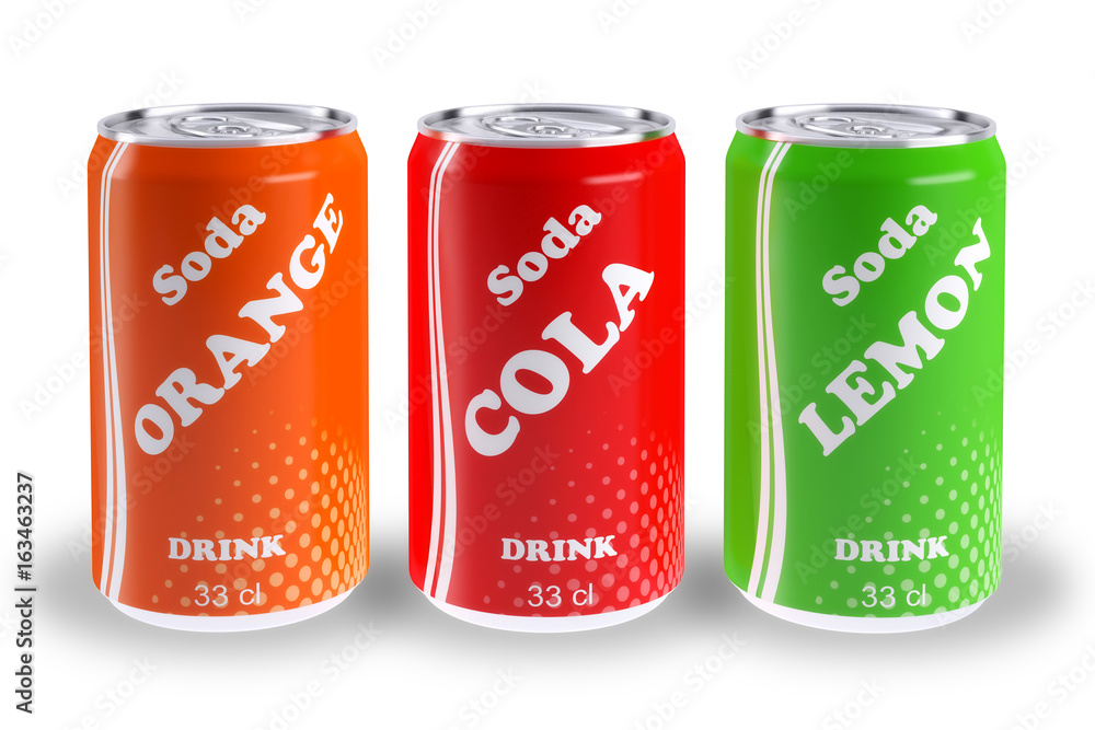 canettes soda cola orange citron colla canettes soda cola orange citron colla
