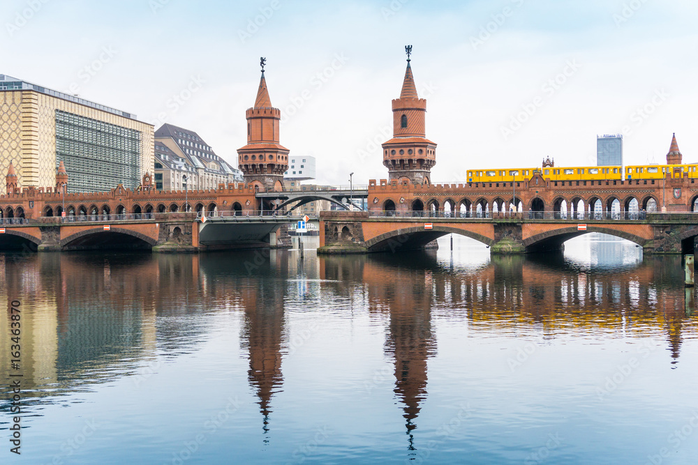 Fototapeta premium Beautiful street view of Traditional old buildings in Berlin