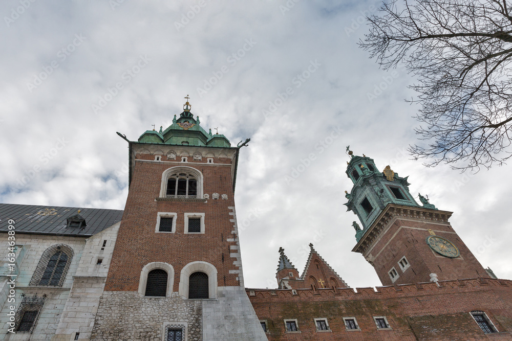 Fototapeta premium Wawel Royal Castle in Krakow, Poland.