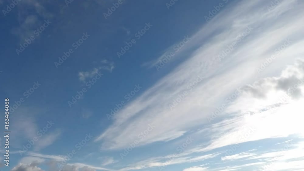 Clouds against blue sky during the day timelapse Clouds against blue sky during the day timelapse