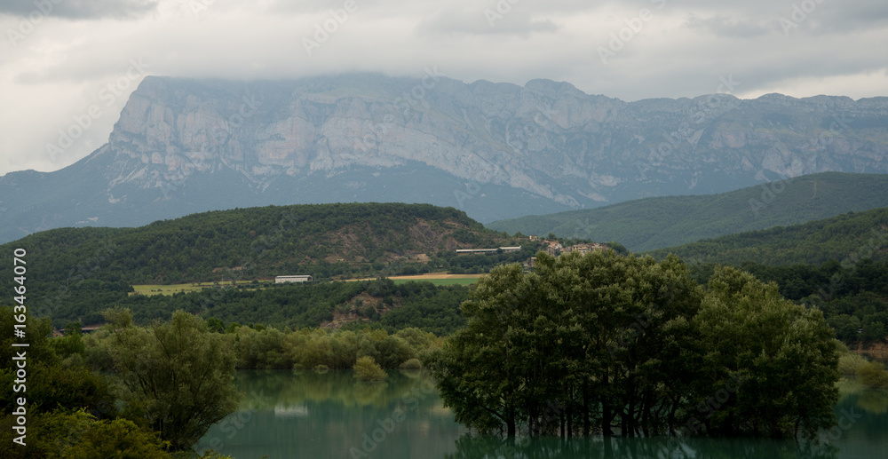 Panorama vallée Ainsa Espagne