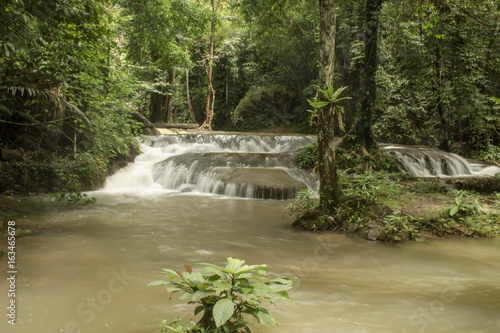 Waterfall in National park of Phang nga, Thailand
