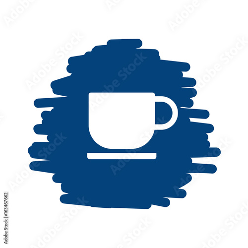 Kaffeetasse - Handgezeichnete Linien