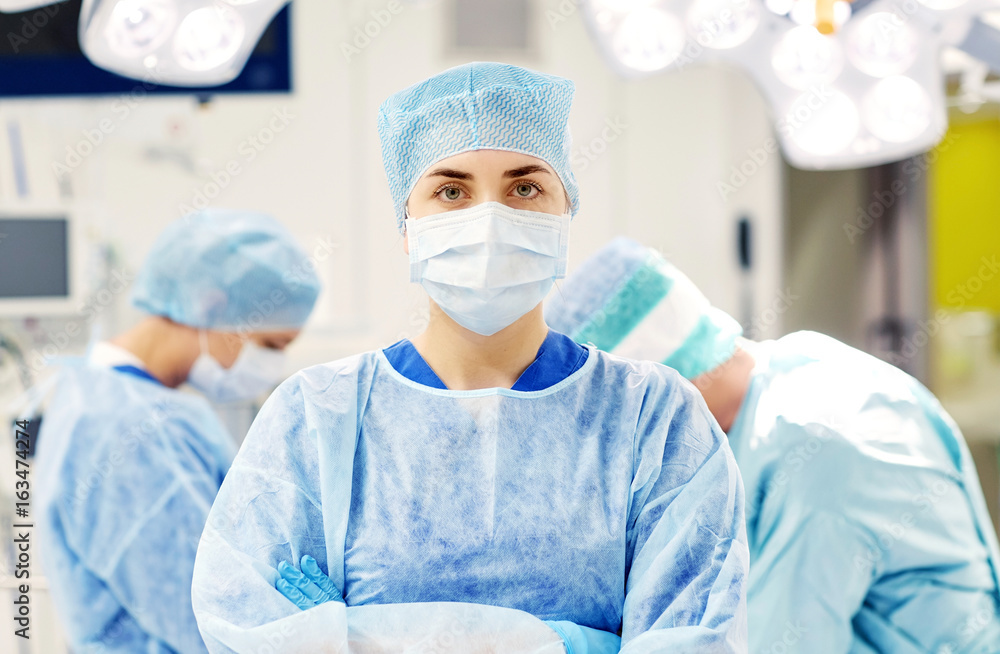 Fototapeta premium surgeon in operating room at hospital