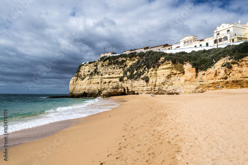 Praia do Carvoeiro in the Algarve (Portugal)