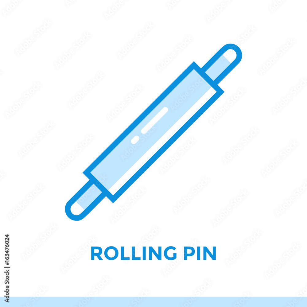 Unique linear icon of bakery, cooking. Suitable for print media, info graphics and web design Unique linear icon of bakery, cooking. Suitable for print media, info graphics and web design