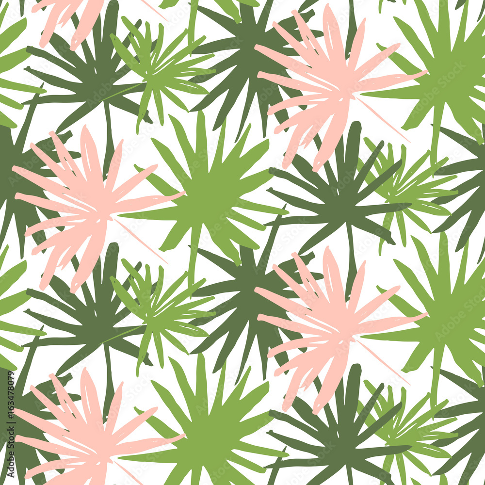 Palm Tropic Seamless Pattern Palm Tropic Seamless Pattern