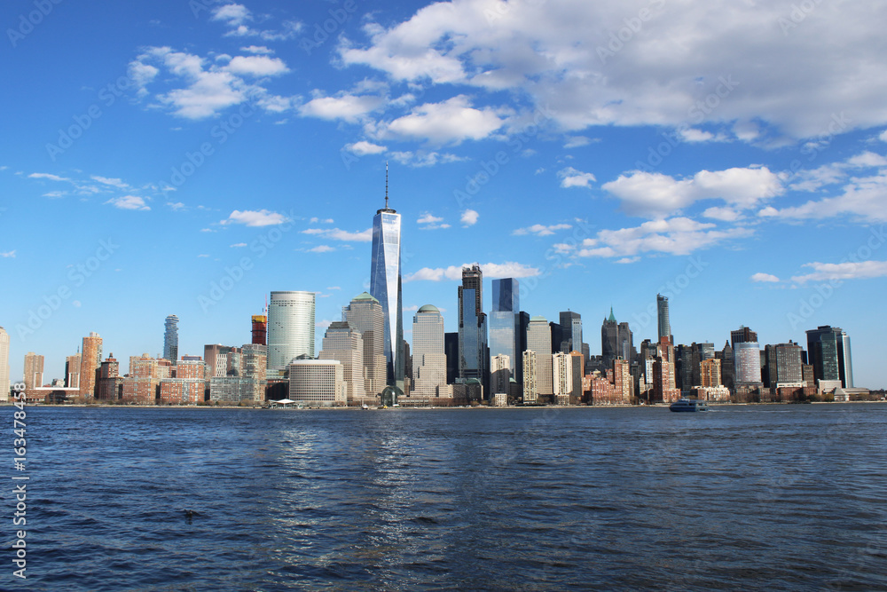 Fototapeta premium NCY skline from New Jersey