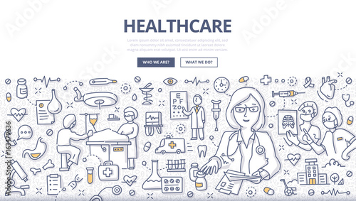Healthcare Doodle Concept