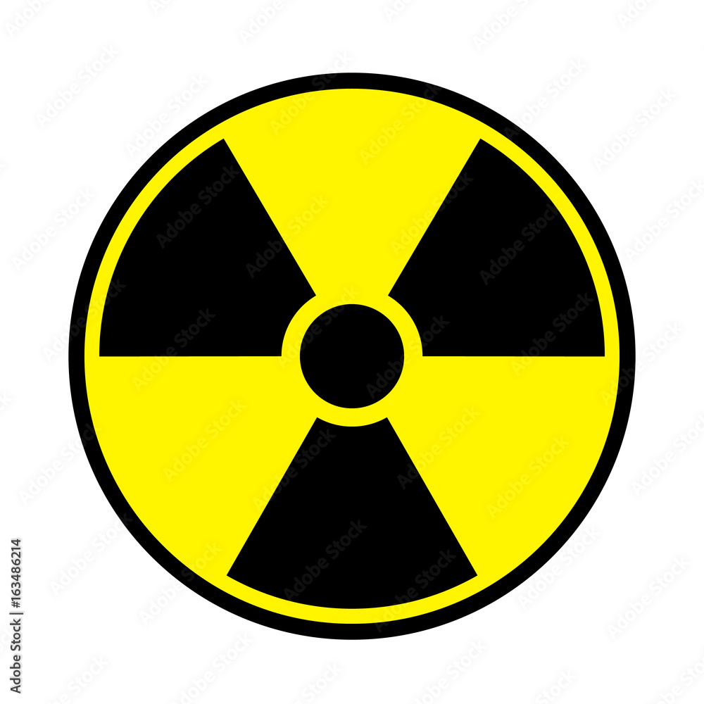 Vector illustration toxic sign, symbol. Warning radioactive zone in triangle icon isolated on white background. Radioactivity. Dangerous radiation area symbol. Chemistry poison plane mark. Vector illustration toxic sign, symbol. Warning radioactive zone in triangle icon isolated on white background. Radioactivity. Dangerous radiation area symbol. Chemistry poison plane mark.
