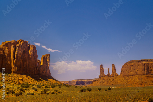 Picturesque majestic Monument Valley at dawn