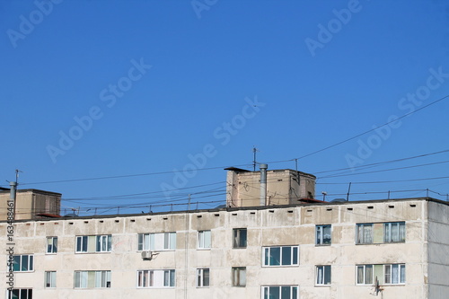 building  and roofs of buildings