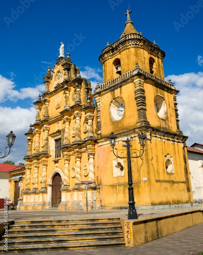  Iglesia de La Recoleccion is considered Leon's most beautiful church. Leon, Nicaragua, Central America..