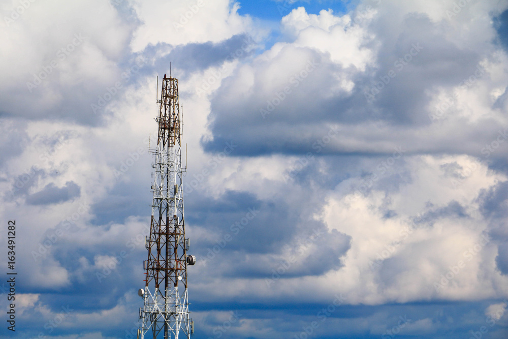 blue sky on evening with cloud on background blue sky on evening with cloud on background