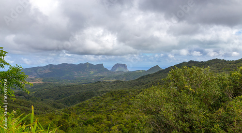 Ausblick auf Brabant Le Morne Mauritius Panorama