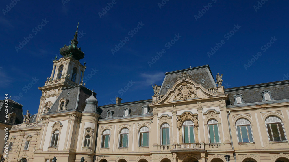 The palace in Keszthely on Lake Balaton - Baroque pearl and one of the most beautiful sights of the area.